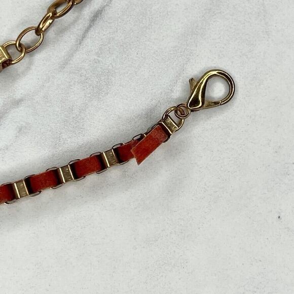 Gold Tone Woven Box Chain Link Belt Large/XL (L/XL) ✨ - Picture 2 of 11